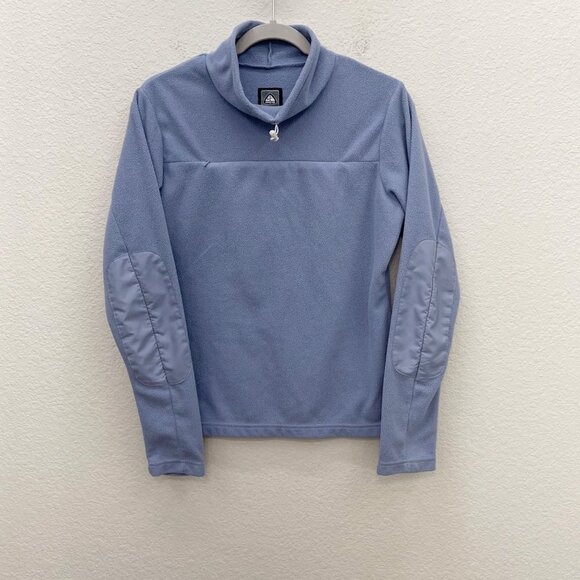 VTG Nike ACG Therma Fit Mock Neck Fleece Pullover Sweatshirt Womens size Medium - Picture 1 of 8